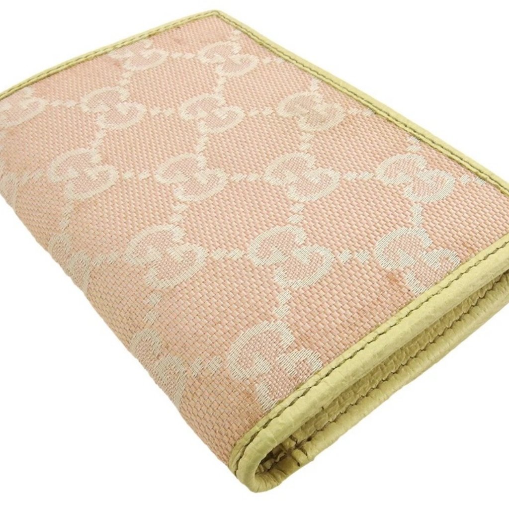 Gucci Card Case Pink Ivory Women Authentic Secondhand